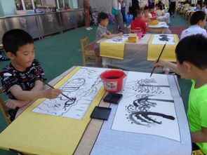 艺术月 传承中国文化，感受艺术魅力——东胜区铁西实幼蒙氏园举办扎染与水墨画艺术活动